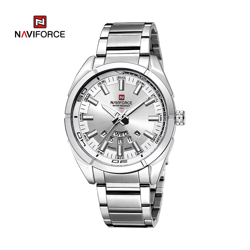 Field Watch Military - ساعة NAVIFORCE الكلاسيكية غير الرسمية للرجال