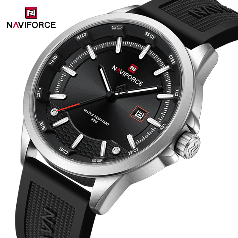 Open Heart Watch - ساعة يد رجالية فاخرة من NAVIFORCE