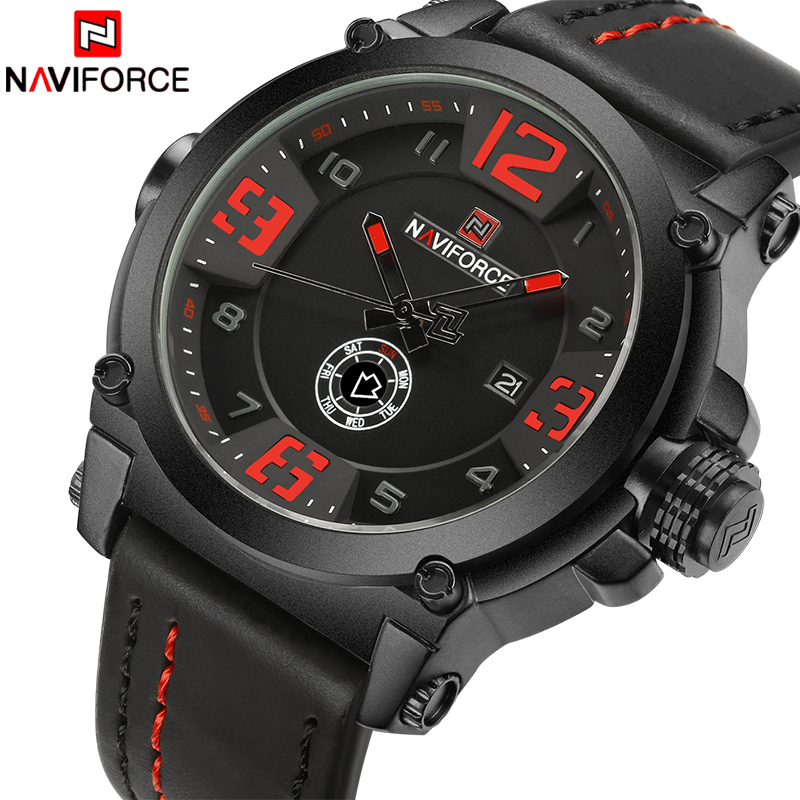 Field Watch Military - أعلى العلامة التجارية الفاخرة NAVIFORCE الرجال
