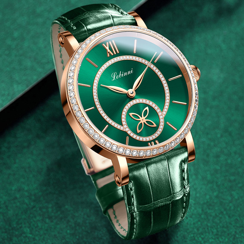 Luxury Watch Class - LOBINNI ساعة ميكانيكية أوتوماتيكية للنساء ماركة