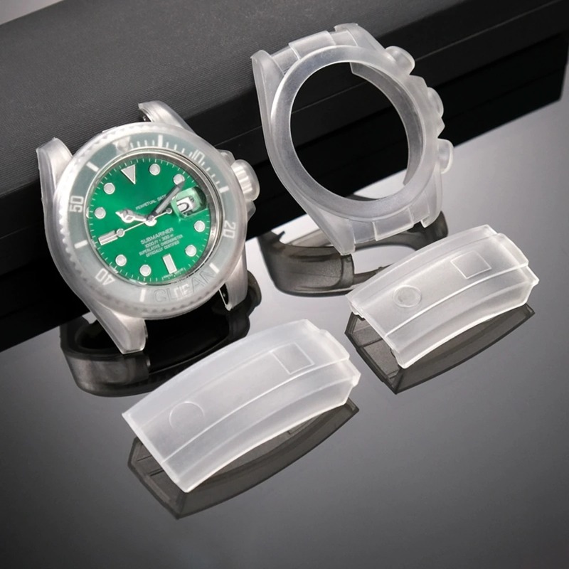 Luxury Watch Online - حافظة حماية للساعة شفافة مقاومة للخدش