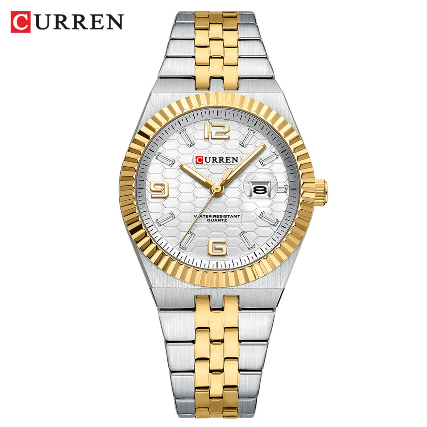 Luxury Watch Quartz - ساعة CURREN النسائية التناظرية بحركة كوارتز