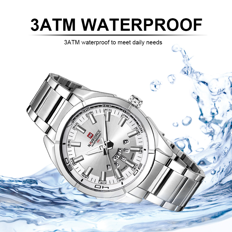 ساعة NAVIFORCE الكلاسيكية غير  - مراجعة Field Watch Military وسعره