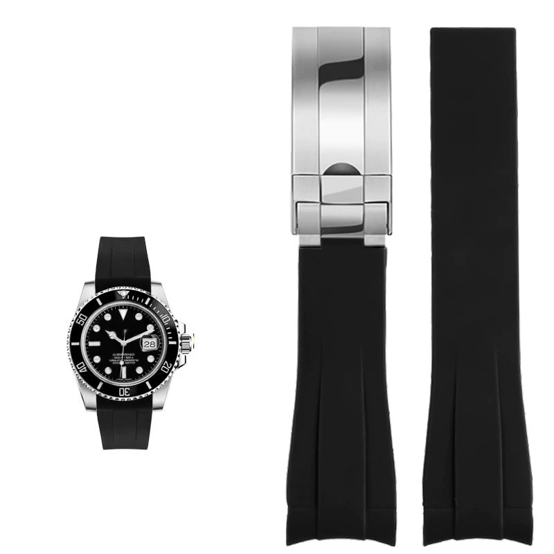 حزام ساعة سيليكون أصلي لرولكس  - مراجعة Luxury Watch Online وسعره