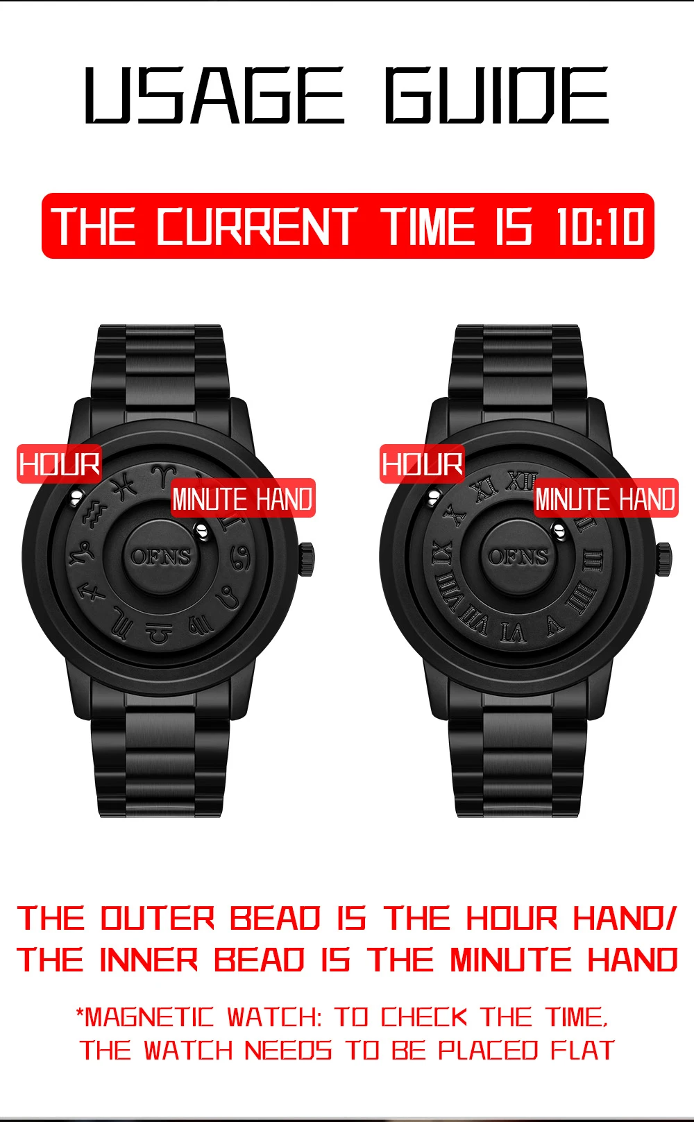 موضة OFNS جديد 1553 ساعة كوارت - مراجعة Luxury Watch Shop وسعره