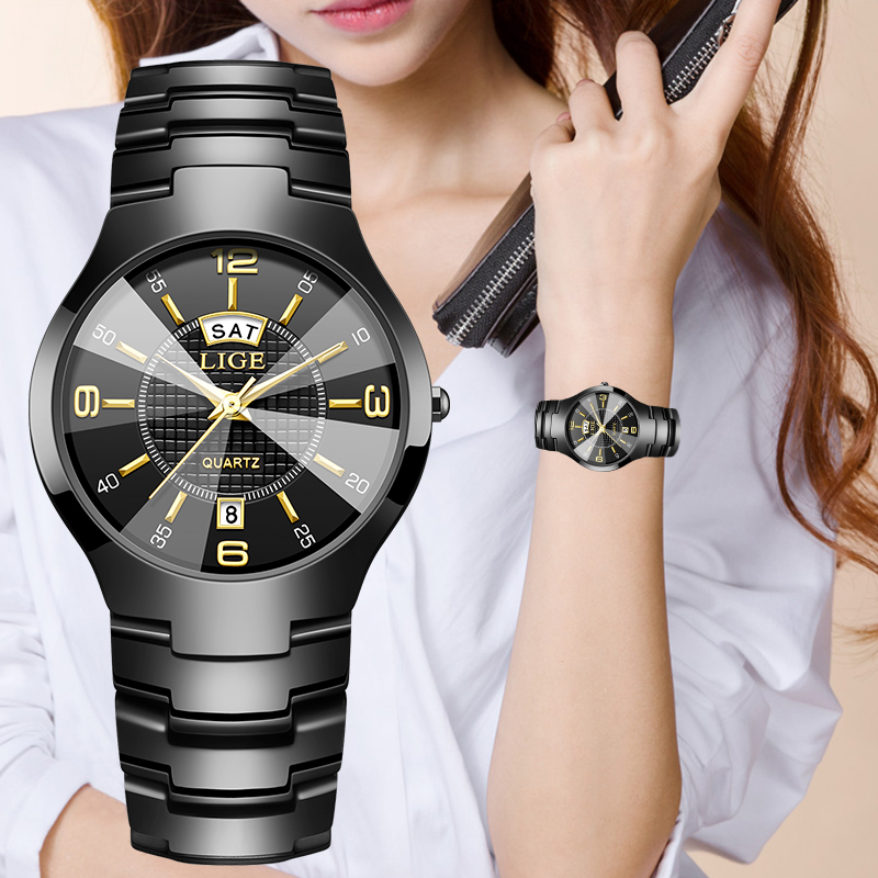 ساعة يد نسائية أنيقة من LIGE ب - مراجعة Luxury Watch Quartz وسعره