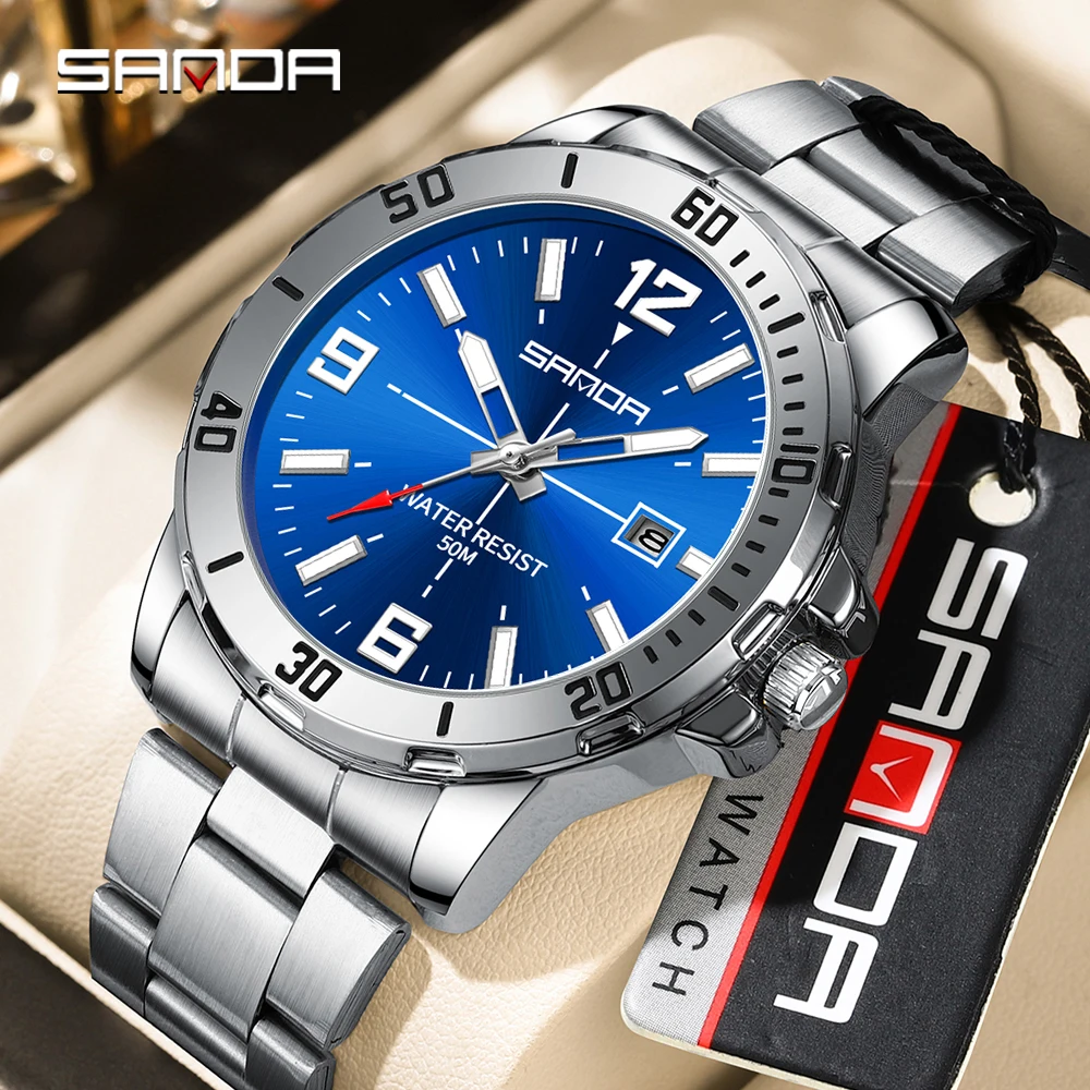 ساعة إلكترونية رجالية SANDA 32 - مراجعة Luxury Watch Shop وسعره