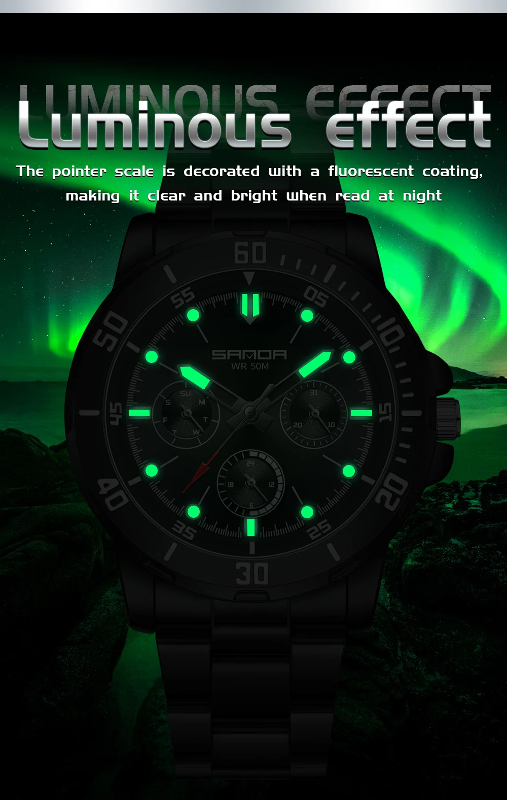 ساعة إلكترونية رجالية SANDA 32 - مراجعة Luxury Watch Shop وسعره