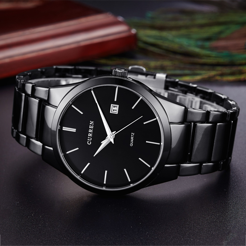 موضة 2018 ساعات CURREN الرياضي - مراجعة Luxury Watch Top 10 وسعره