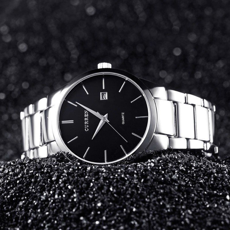 موضة 2018 ساعات CURREN الرياضي - مراجعة Luxury Watch Top 10 وسعره