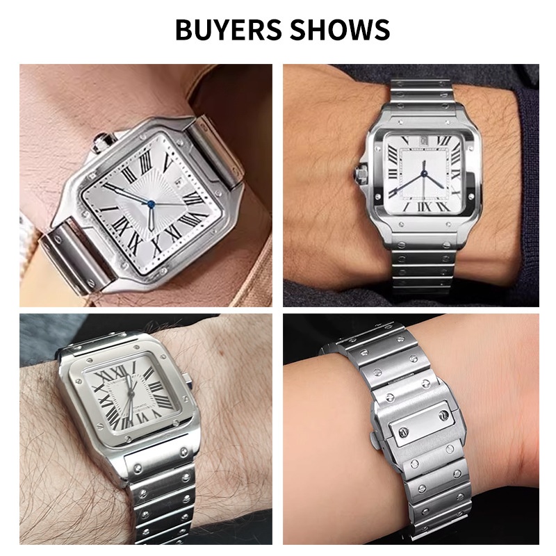 حزام ساعة من الفولاذ المقاوم ل - مراجعة Luxury Watch Cartier وسعره