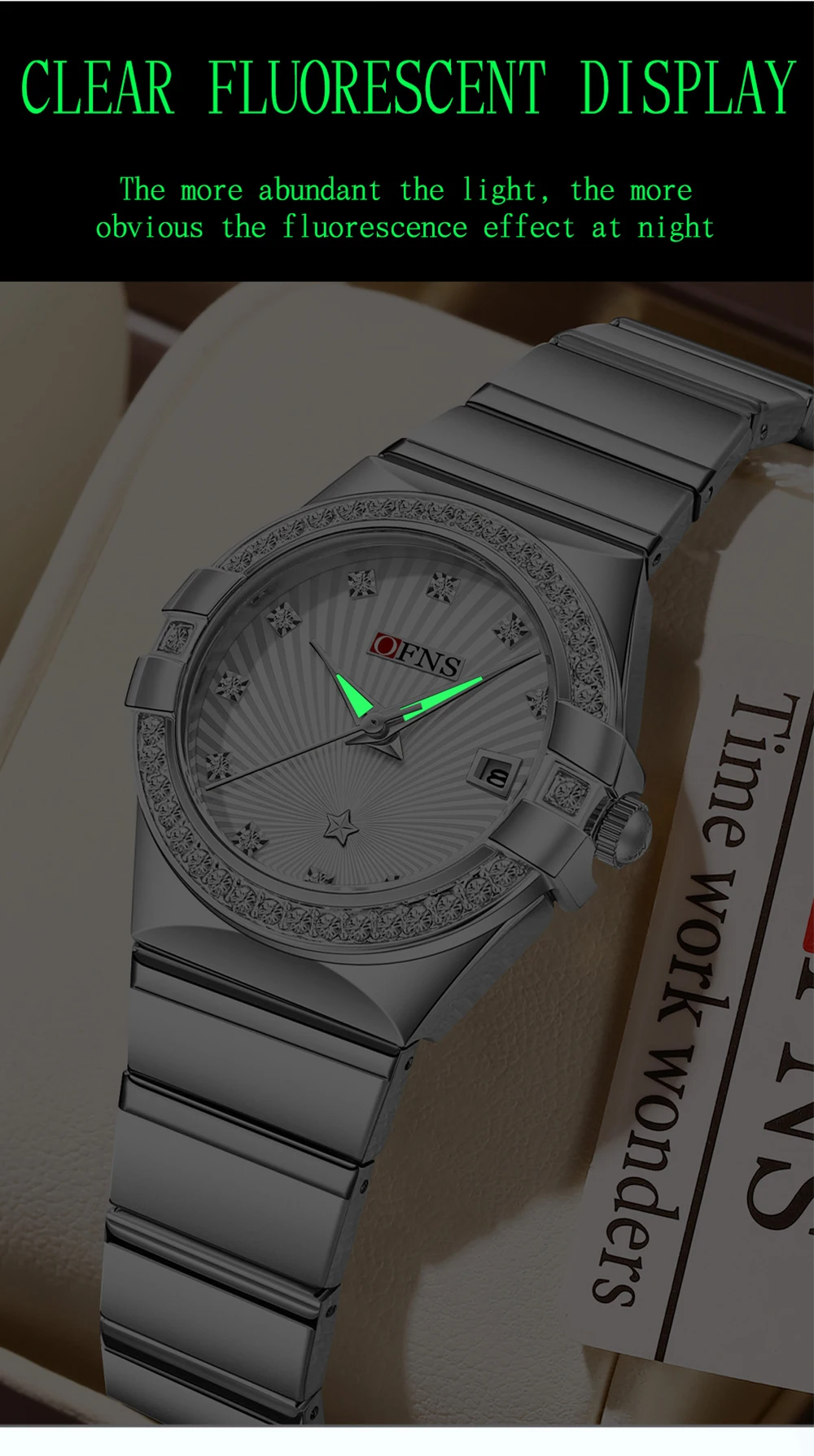 OFNS جديد 1569 ساعة كوارتز نسا - مراجعة Luxury Watch Shop وسعره