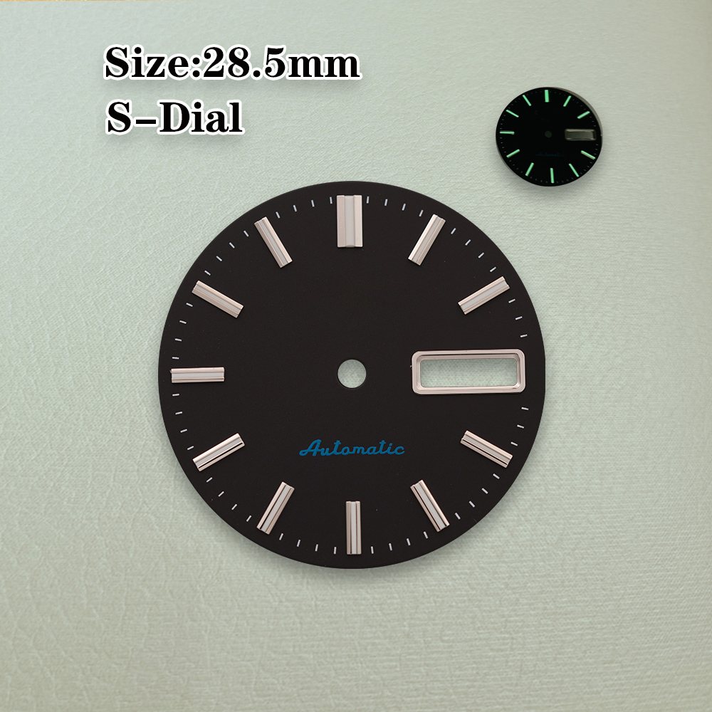 قرص ساعة S بقطر 28.5 مم، بشعار - مراجعة Luxury Watch With Green Dial وسعره