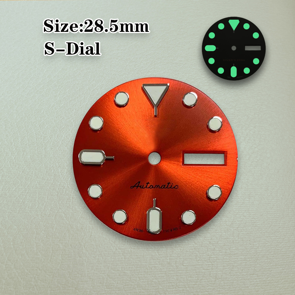 قرص ساعة S بقطر 28.5 مم، بشعار - مراجعة Luxury Watch With Green Dial وسعره