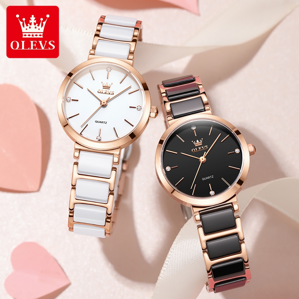 OLEVS ساعة نسائية 5877 ساعة كو - مراجعة Luxury Watch Female وسعره