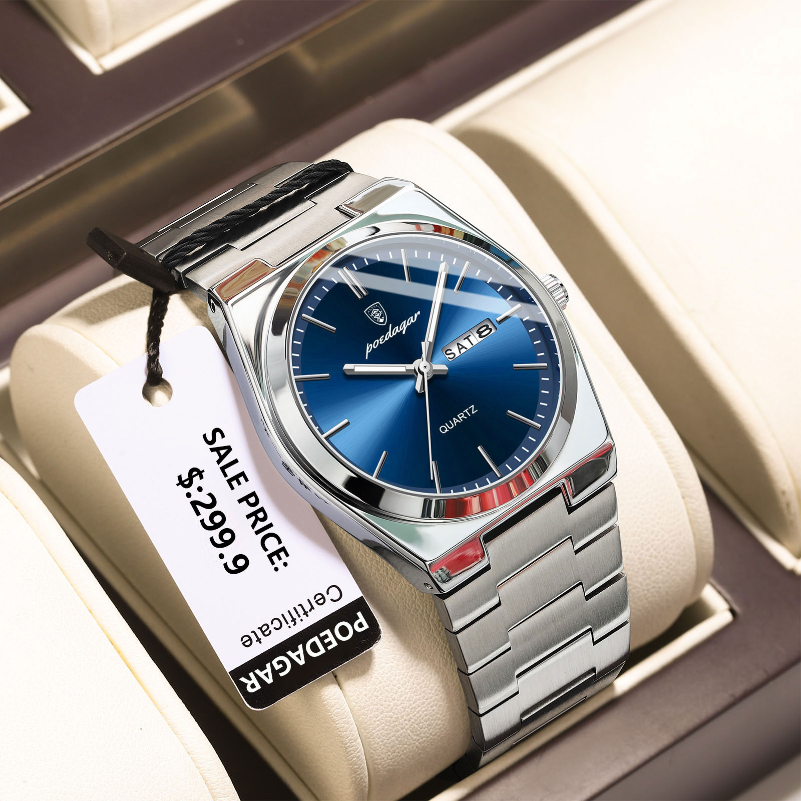 POEDAGAR الساعات الفاخرة للرجا - مراجعة Luxury Watch Cartier وسعره