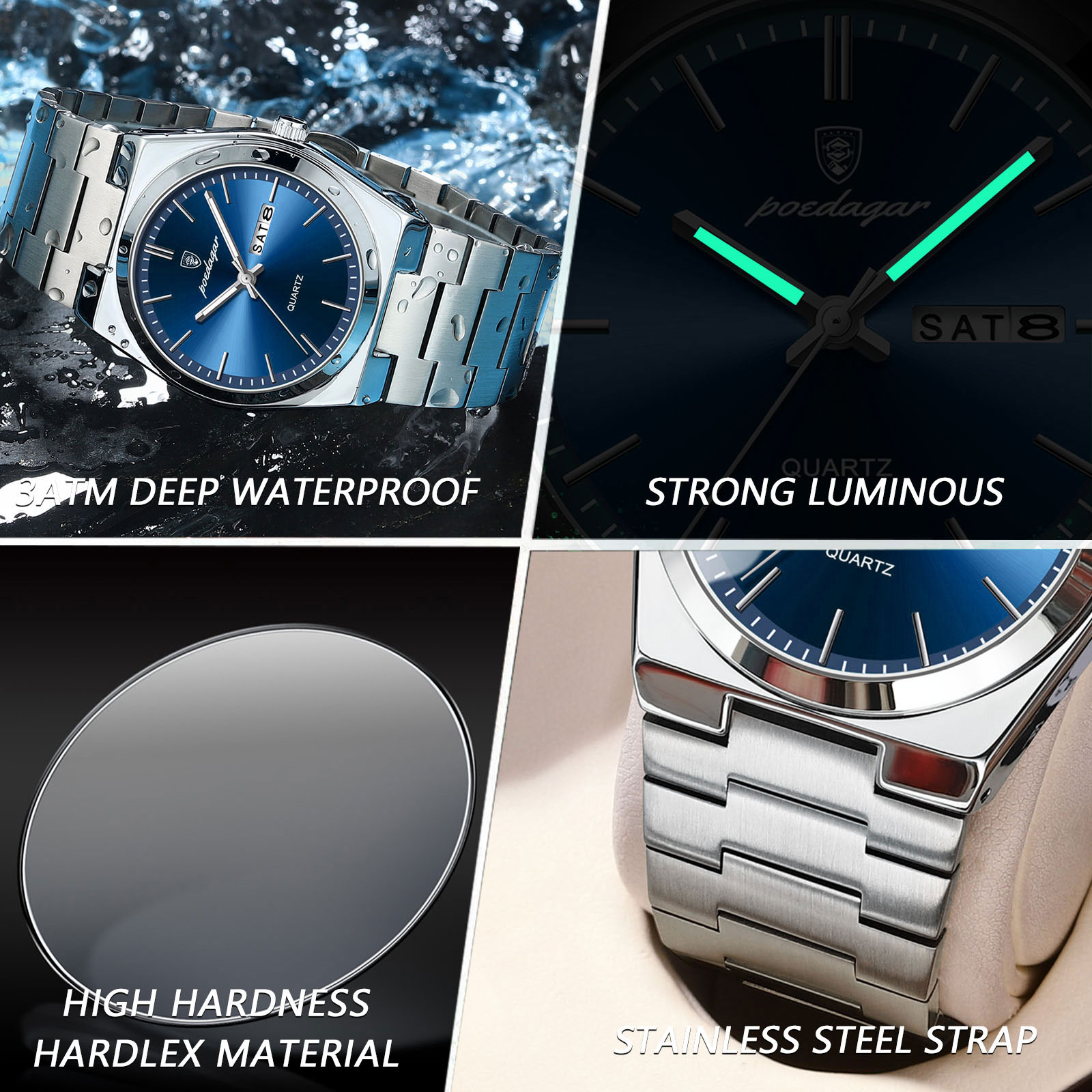 POEDAGAR الساعات الفاخرة للرجا - مراجعة Luxury Watch Cartier وسعره