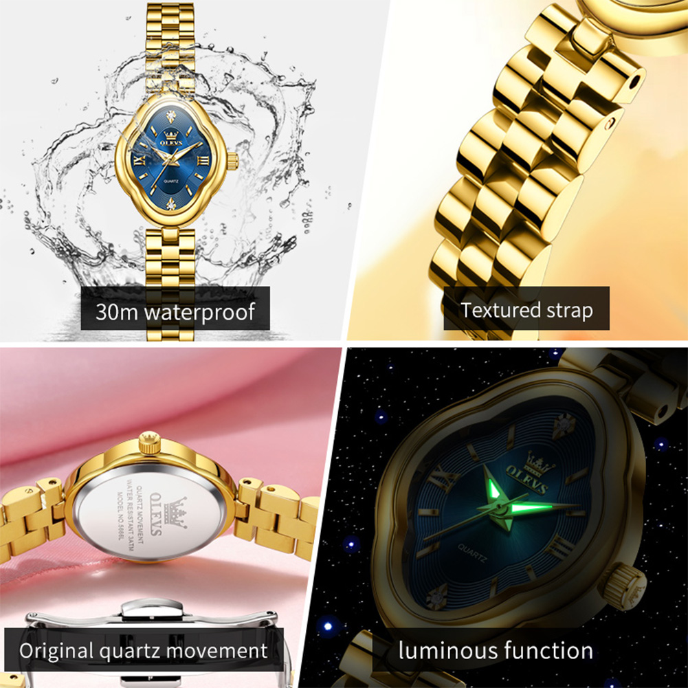 OLEVS العلامة التجارية الجديدة - مراجعة Luxury Watch Female وسعره