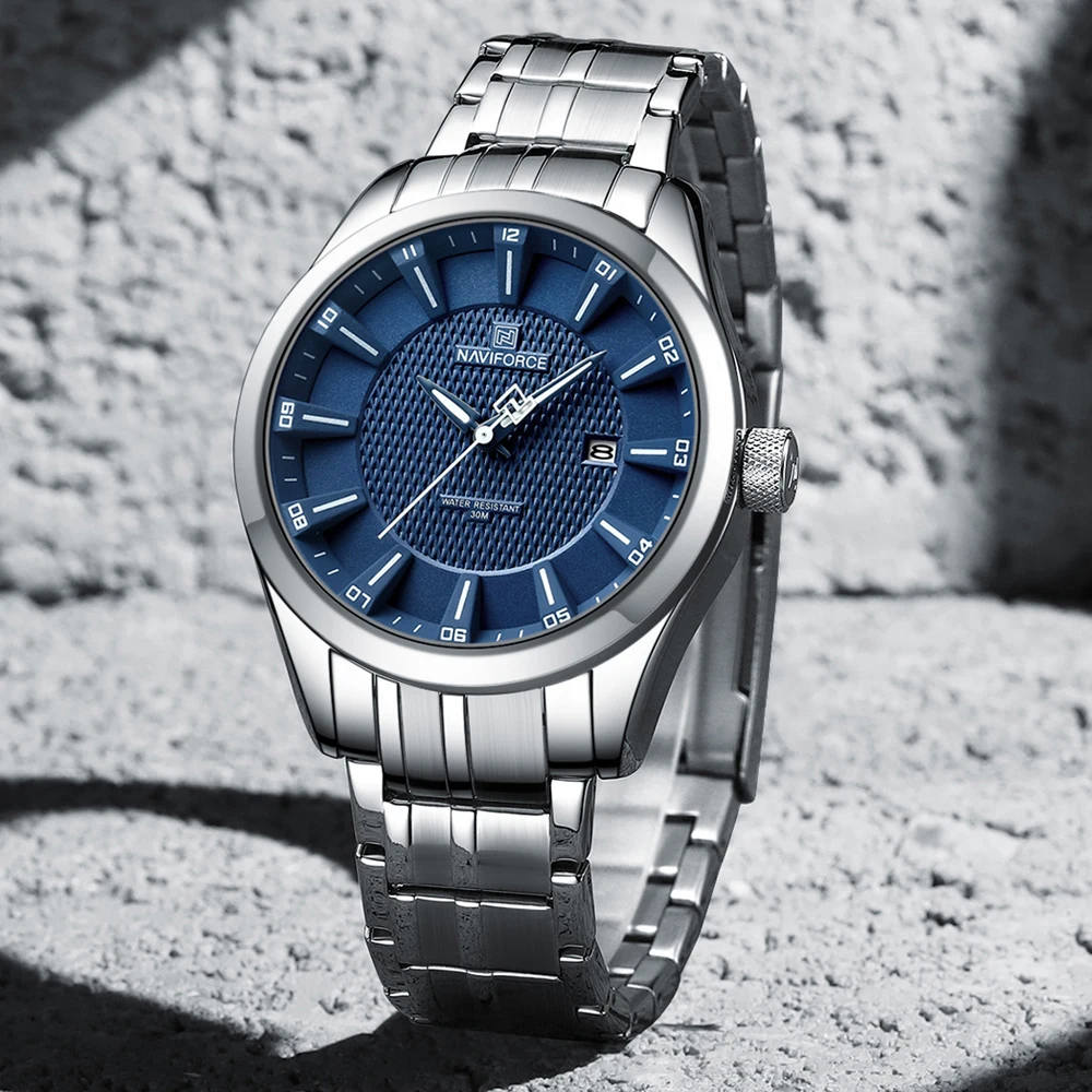 NAVIFORCE-ساعة كوارتز مقاومة ل - مراجعة Field Watch Military وسعره