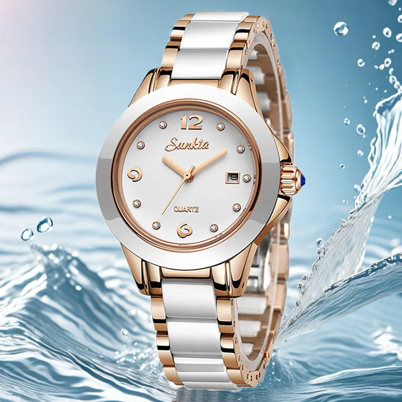 ساعة Sunkta كاجوال كوارتز نسائ - مراجعة Luxury Watch Quartz وسعره