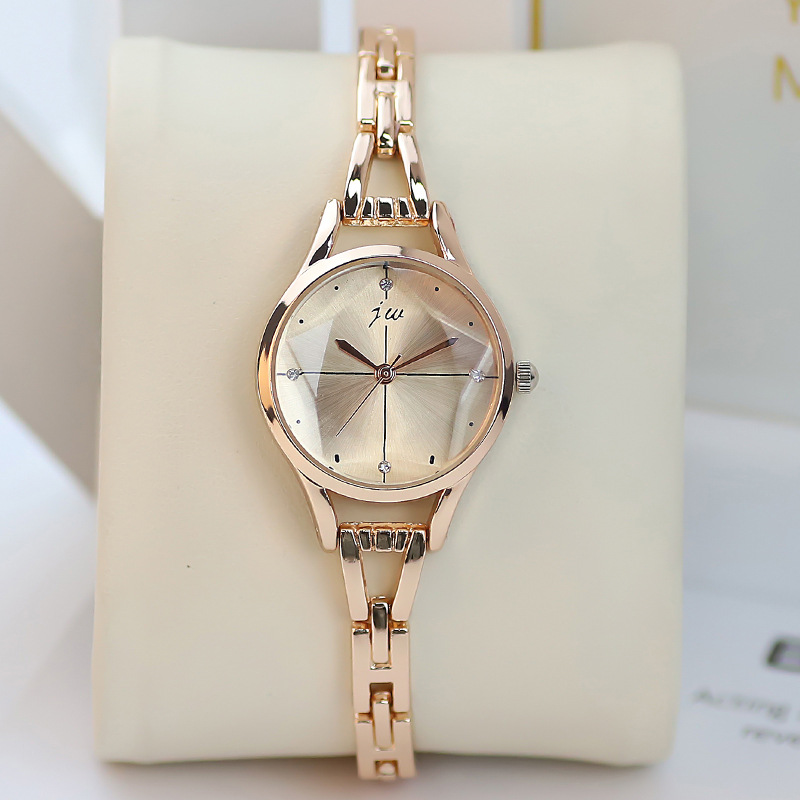 سوار ساعة للنساء أنيقة الذهب ا - مراجعة Luxury Watch Female وسعره
