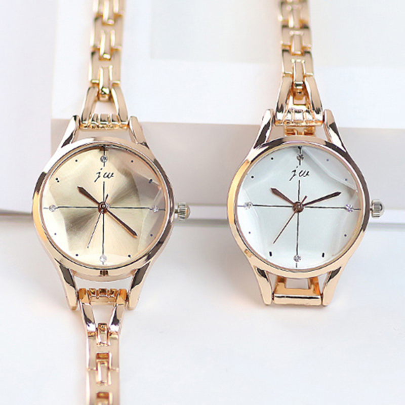 سوار ساعة للنساء أنيقة الذهب ا - مراجعة Luxury Watch Female وسعره