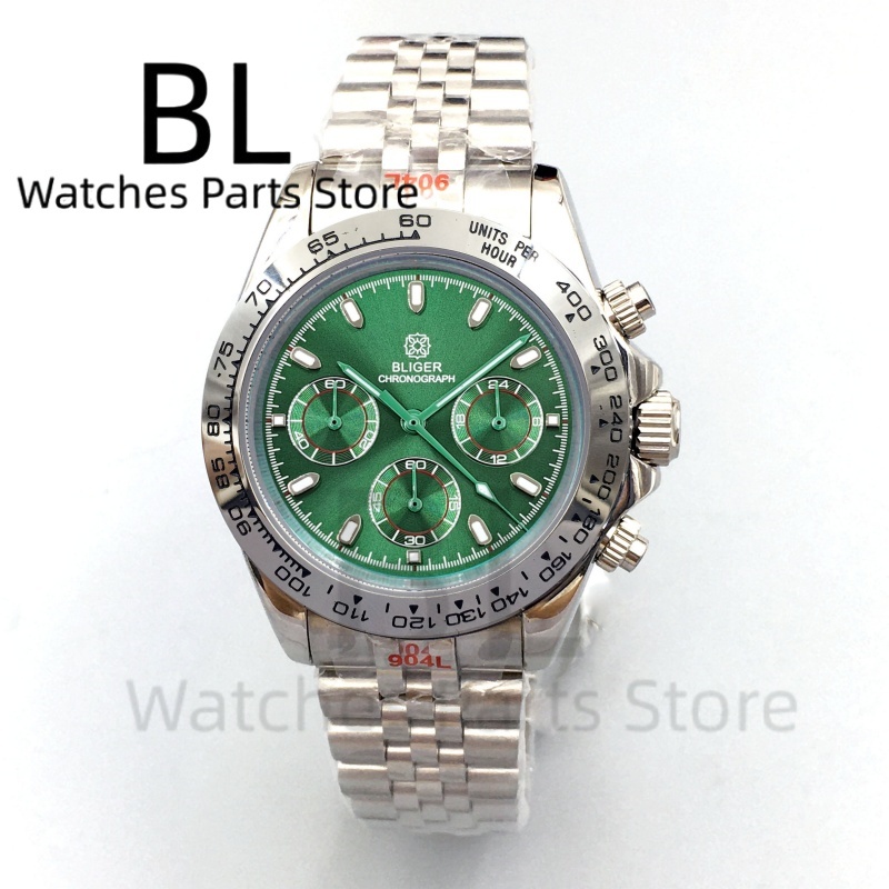 ساعة رجالية فاخرة من BLIGER بق - مراجعة Luxury Watch With Green Dial وسعره