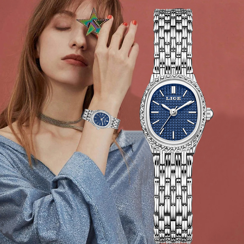 ساعة كوارتز نسائية فاخرة على ا - مراجعة Luxury Watch Quartz وسعره