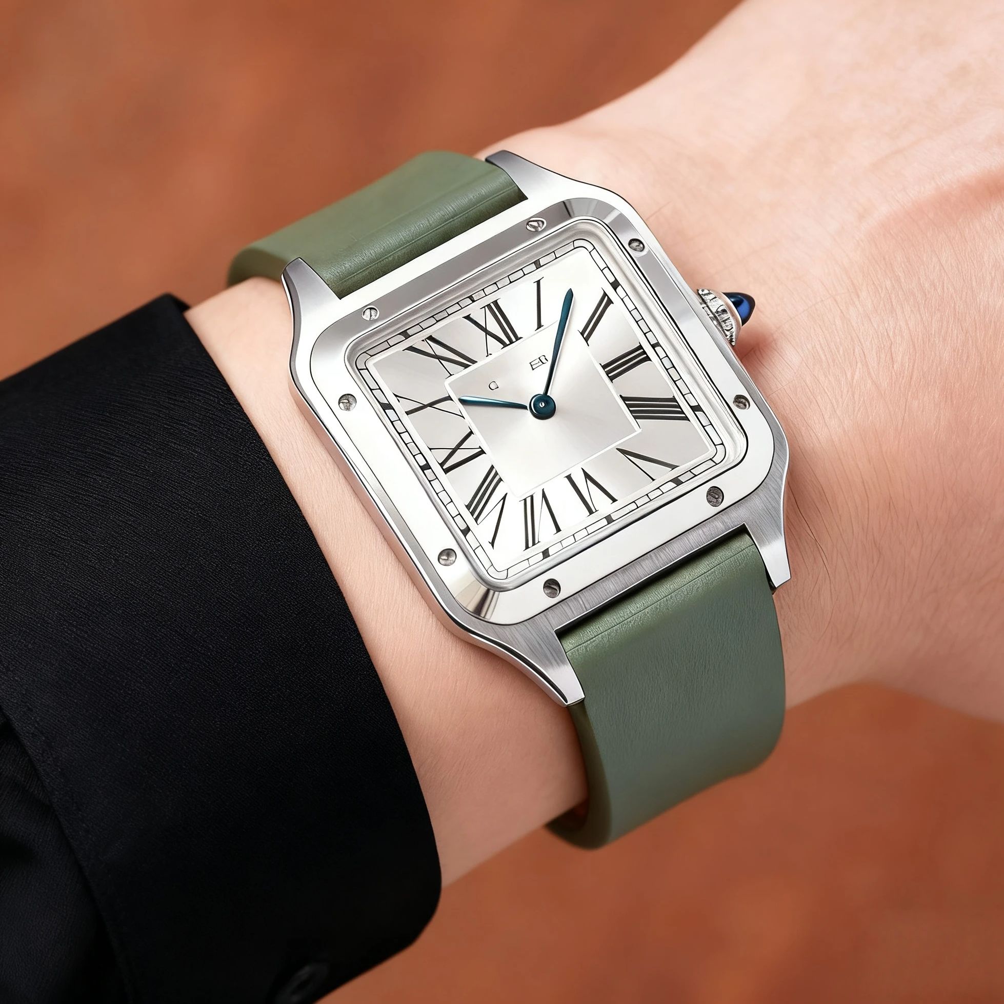 حزام ساعة مطاطي FKM سريع الفك  - مراجعة Luxury Watch Cartier وسعره