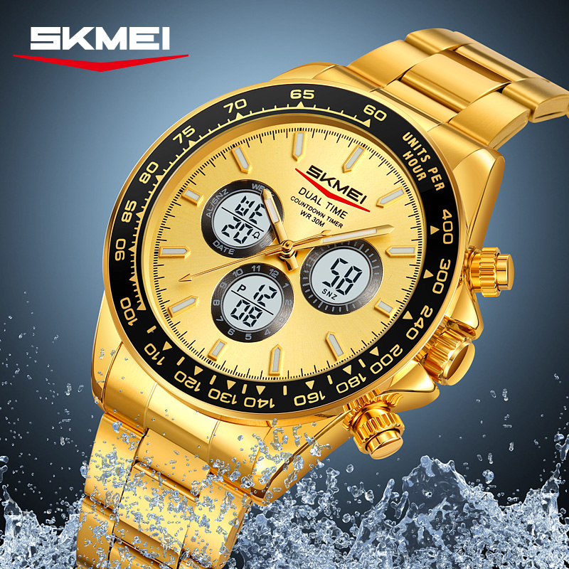 SKMEI 2505 الأعمال الفاخرة الر - مراجعة Open Heart Watch وسعره