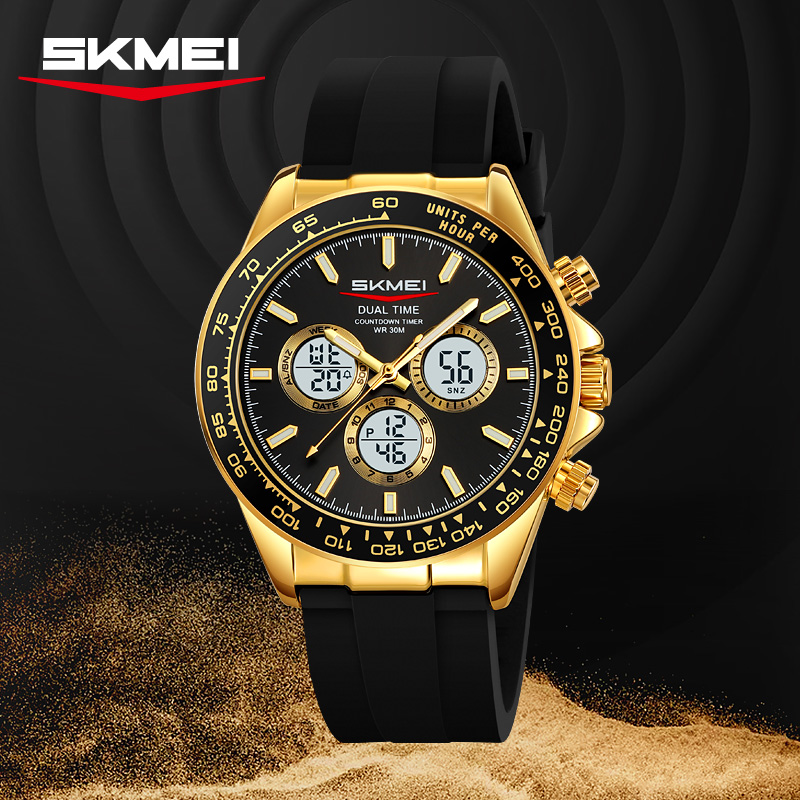 SKMEI 2505 الأعمال الفاخرة الر - مراجعة Open Heart Watch وسعره