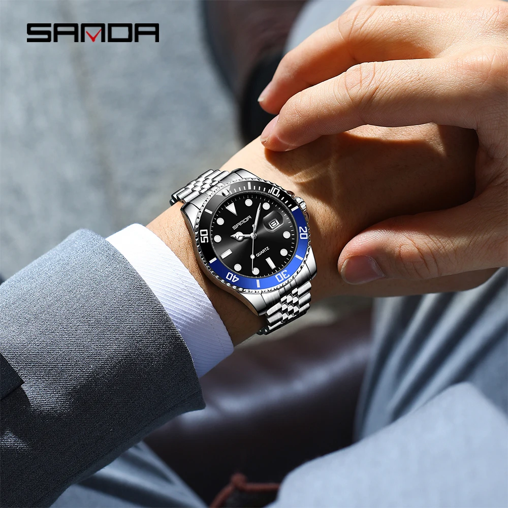 SANDA 1099 ساعة كوارتز رجالية  - مراجعة Luxury Watch Shop وسعره