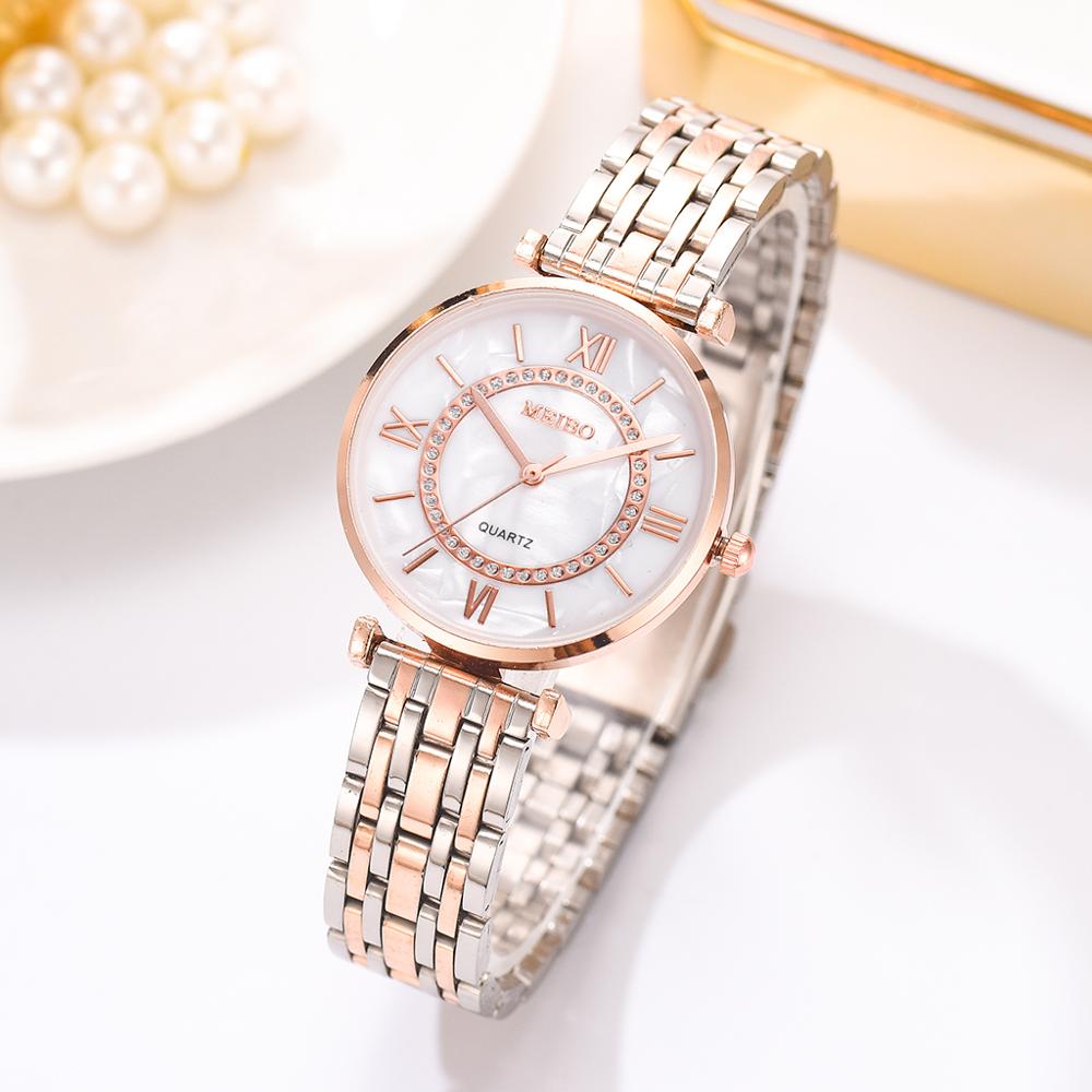 فاخر كريستال نساء ساعات يد الع - مراجعة Luxury Watch Female وسعره