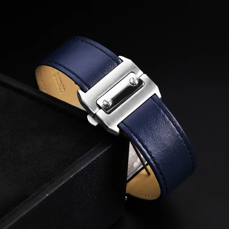 حزام ساعة من الجلد الأصلي لساع - مراجعة Luxury Watch Cartier وسعره