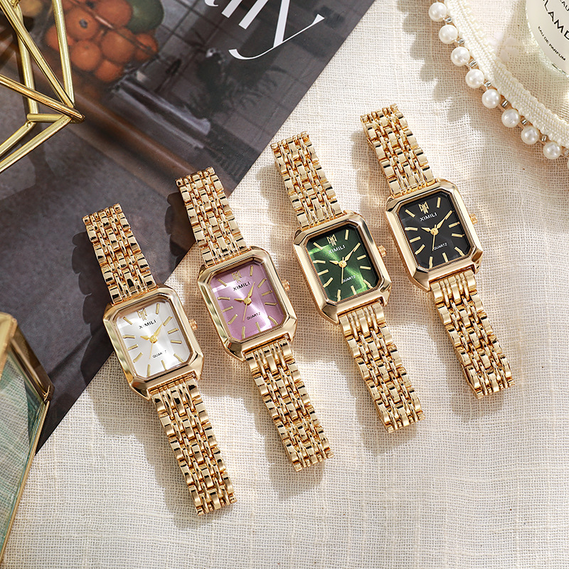 ساعات نسائية فاخرة موضة مستطيل - مراجعة Luxury Watch Female وسعره