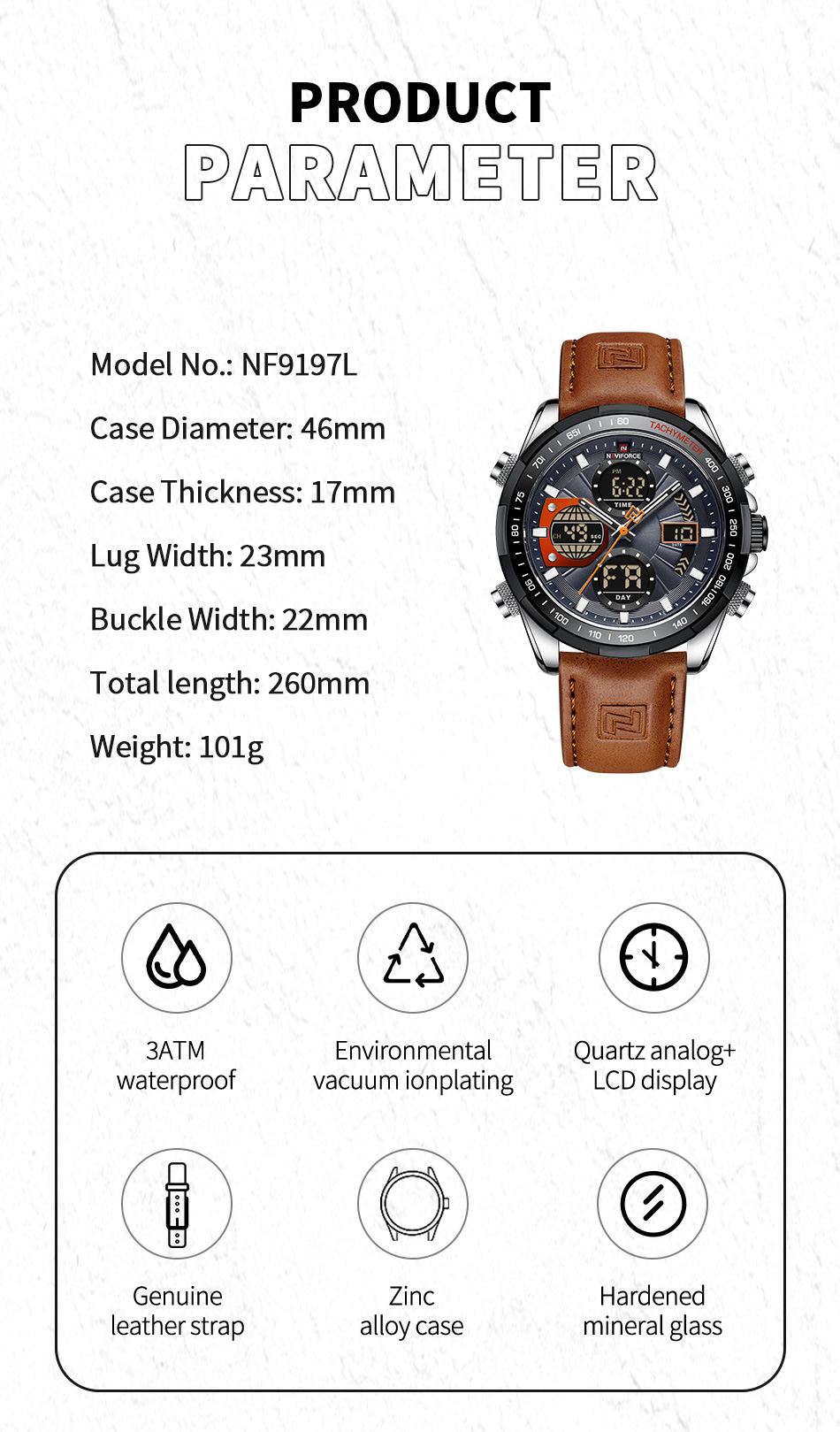 2022 NAVIFORCE ساعات رياضية لل - مراجعة Field Watch Military وسعره