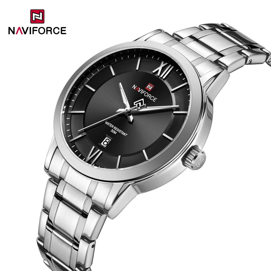 NAVIFORCE ساعات للرجال موضة تق - مراجعة Field Watch Military وسعره